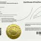 Jose Penm Certificate of Authenticity with a gold seal and signature on a white background