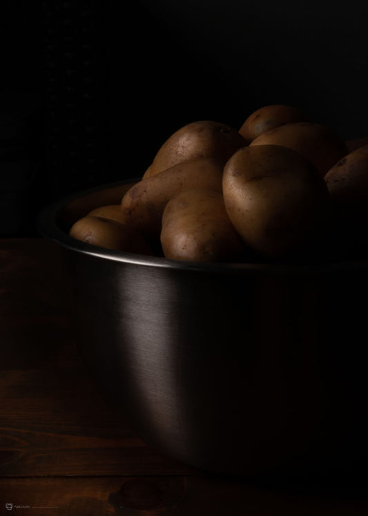 Potatoes In Steel Bowl 3