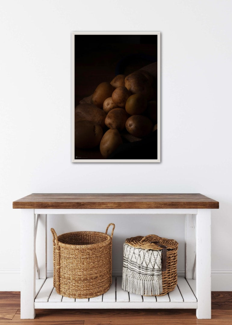 Poster Still Life Freshly Picked Potatoes 2